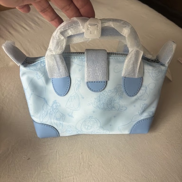 Stoney Clover Lane Handbags - Light Blue Novelty Mini Top-Handle Bag